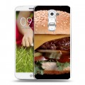 Дизайнерский пластиковый чехол для LG Optimus G2 mini Бургеры