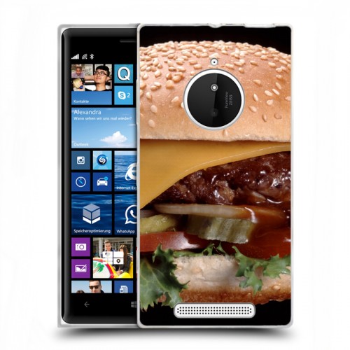 Дизайнерский пластиковый чехол для Nokia Lumia 830 Бургеры