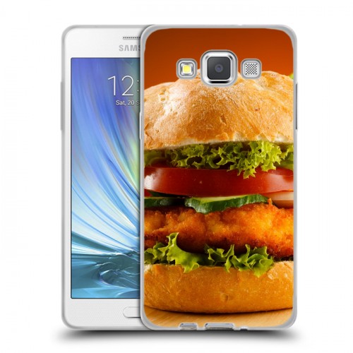 Дизайнерский пластиковый чехол для Samsung Galaxy A5 Бургеры