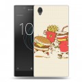 Дизайнерский пластиковый чехол для Sony Xperia L1 Бургеры