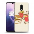 Дизайнерский пластиковый чехол для OnePlus 7 Бургеры