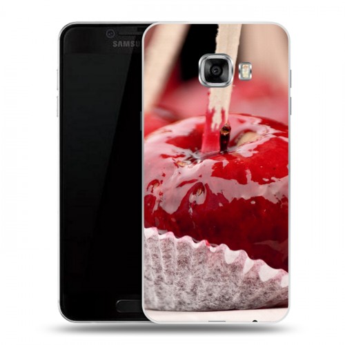 Дизайнерский пластиковый чехол для Samsung Galaxy C5 Вишня