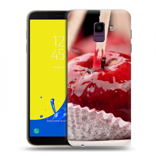 Дизайнерский пластиковый чехол для Samsung Galaxy J6 Вишня
