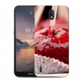 Дизайнерский силиконовый чехол для Nokia 1.3 Вишня