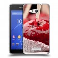 Дизайнерский пластиковый чехол для Sony Xperia E4g Вишня