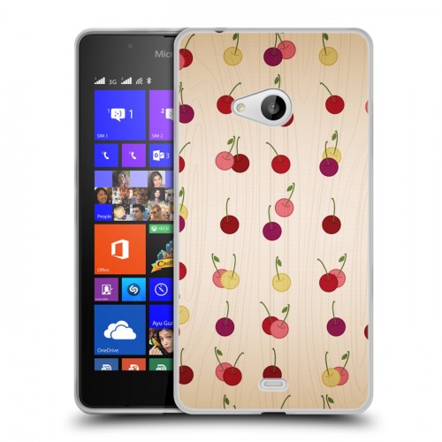 Дизайнерский пластиковый чехол для Microsoft Lumia 540 Вишня