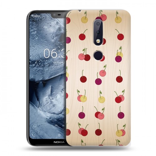 Дизайнерский пластиковый чехол для Nokia 6.1 Plus Вишня