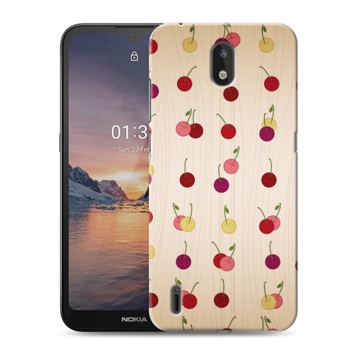 Дизайнерский силиконовый чехол для Nokia 1.3 Вишня