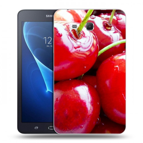 Дизайнерский силиконовый чехол для Samsung Galaxy Tab A 7 (2016) Вишня
