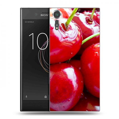 Дизайнерский пластиковый чехол для Sony Xperia XZs Вишня