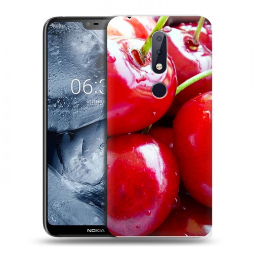 Дизайнерский пластиковый чехол для Nokia 6.1 Plus Вишня