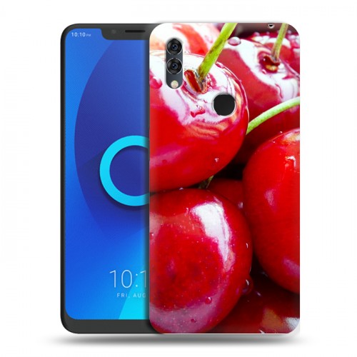 Дизайнерский силиконовый чехол для Alcatel 5V Вишня