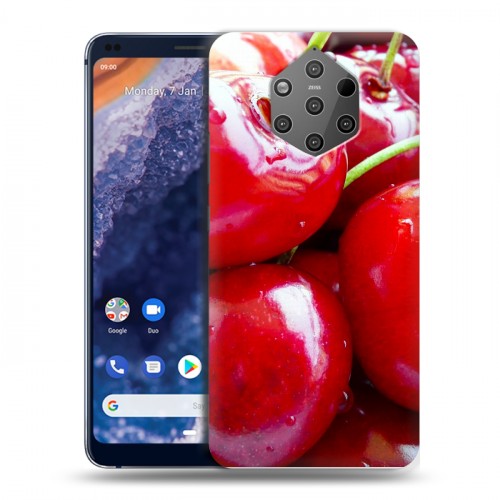 Дизайнерский силиконовый чехол для Nokia 9 PureView Вишня