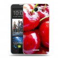 Дизайнерский пластиковый чехол для HTC Desire 516 Вишня
