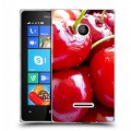 Дизайнерский пластиковый чехол для Microsoft Lumia 435 Вишня