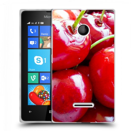 Дизайнерский пластиковый чехол для Microsoft Lumia 435 Вишня