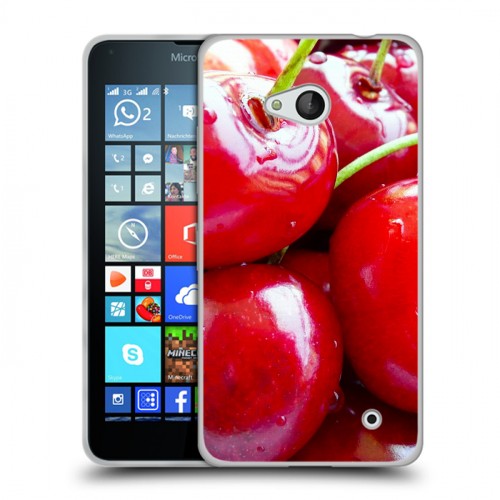 Дизайнерский пластиковый чехол для Microsoft Lumia 640 Вишня