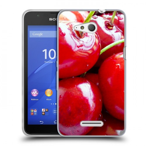 Дизайнерский пластиковый чехол для Sony Xperia E4g Вишня