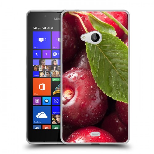 Дизайнерский пластиковый чехол для Microsoft Lumia 540 Вишня