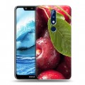 Дизайнерский силиконовый чехол для Nokia 5.1 Plus Вишня