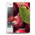 Дизайнерский пластиковый чехол для Sony Xperia E Вишня