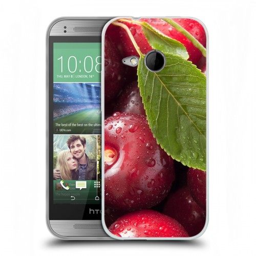Дизайнерский пластиковый чехол для HTC One mini 2 Вишня