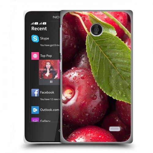 Дизайнерский пластиковый чехол для Nokia X Вишня