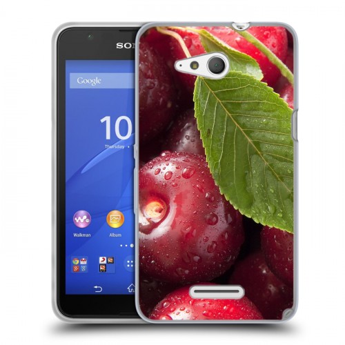 Дизайнерский пластиковый чехол для Sony Xperia E4g Вишня