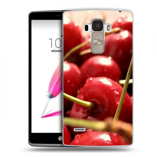 Дизайнерский силиконовый чехол для LG G4 Stylus Вишня