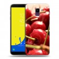 Дизайнерский пластиковый чехол для Samsung Galaxy J6 Вишня