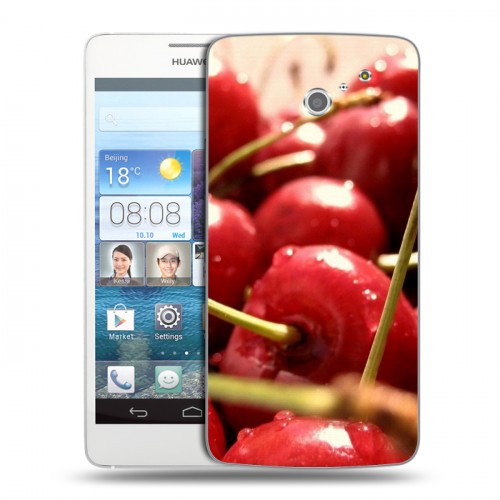 Дизайнерский пластиковый чехол для Huawei Ascend D2 Вишня