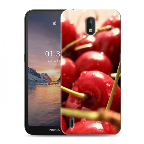 Дизайнерский силиконовый чехол для Nokia 1.3 Вишня