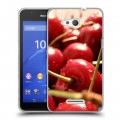 Дизайнерский пластиковый чехол для Sony Xperia E4g Вишня