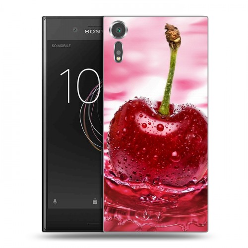 Дизайнерский пластиковый чехол для Sony Xperia XZs Вишня