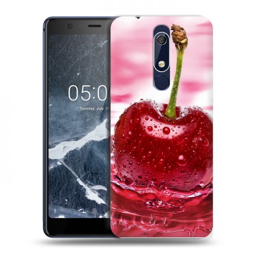 Дизайнерский пластиковый чехол для Nokia 5.1 Вишня