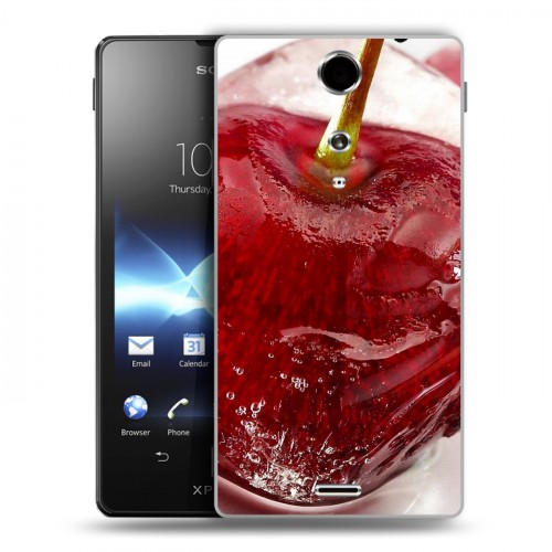 Дизайнерский пластиковый чехол для Sony Xperia TX Вишня