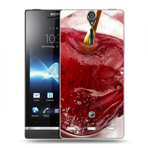 Дизайнерский пластиковый чехол для Sony Xperia S Вишня