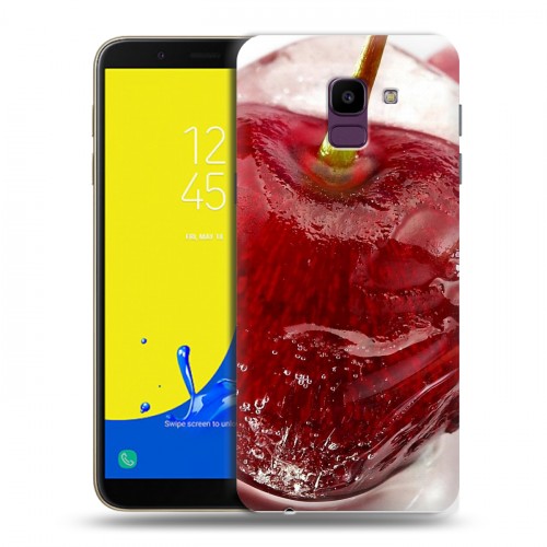 Дизайнерский пластиковый чехол для Samsung Galaxy J6 Вишня