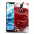 Дизайнерский силиконовый чехол для Nokia 5.1 Plus Вишня