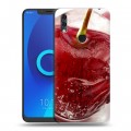 Дизайнерский силиконовый чехол для Alcatel 5V Вишня