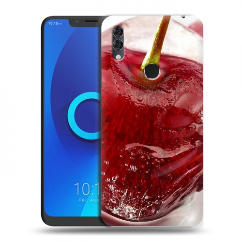 Дизайнерский силиконовый чехол для Alcatel 5V Вишня