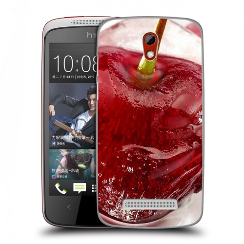 Дизайнерский пластиковый чехол для HTC Desire 500 Вишня