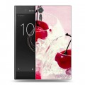 Дизайнерский пластиковый чехол для Sony Xperia XZs Вишня