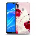 Дизайнерский пластиковый чехол для Huawei Y6 (2019) Вишня