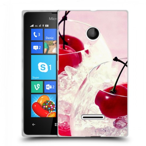 Дизайнерский пластиковый чехол для Microsoft Lumia 435 Вишня