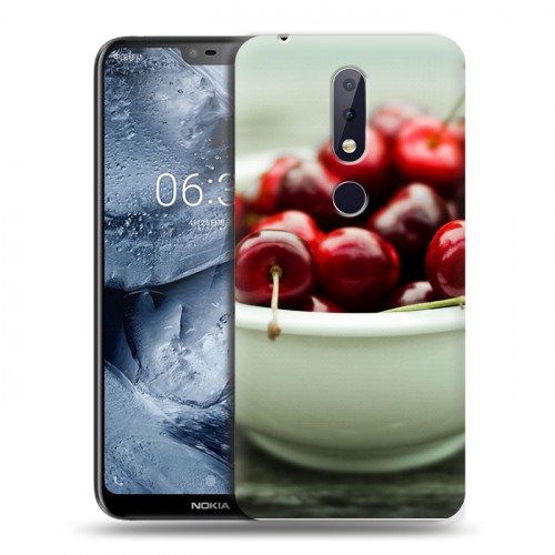 Дизайнерский пластиковый чехол для Nokia 6.1 Plus Вишня