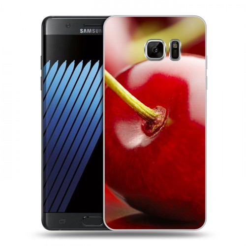 Дизайнерский пластиковый чехол для Samsung Galaxy Note 7 Вишня