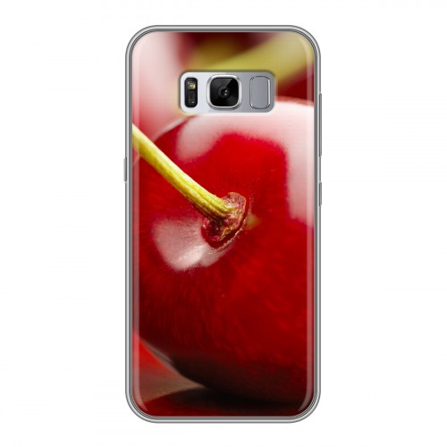 Дизайнерский силиконовый чехол для Samsung Galaxy S8 Plus Вишня