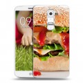 Дизайнерский пластиковый чехол для LG Optimus G2 mini Бургеры