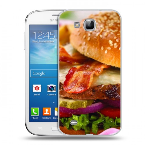 Дизайнерский пластиковый чехол для Samsung Galaxy Premier Бургеры